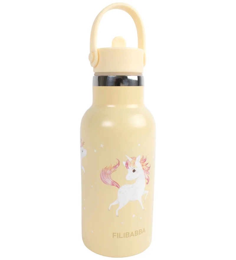 Drinkfles - Roestvrij Staal - 350 ml - Unicorn Kust van Filibabba – productfoto