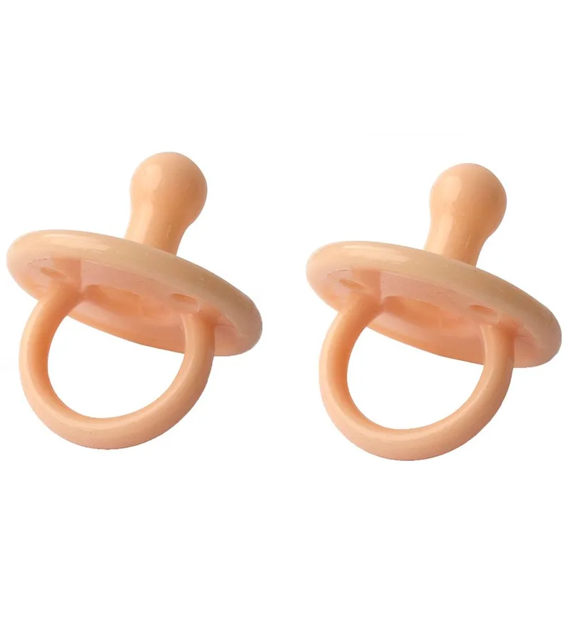 Fopspenen - 2-pack - 0-36 mnd. - Peach van Filibabba – productfoto