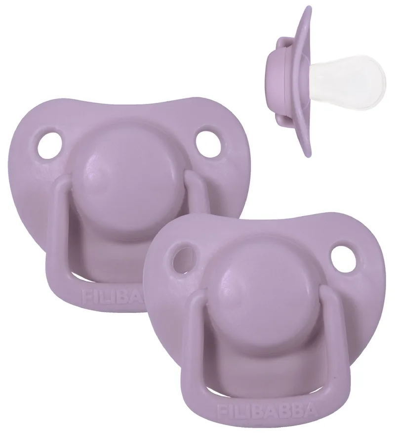 Fopspenen - 2-pack - 0-6 mnd. - Vers Violet by Filibabba – product photo