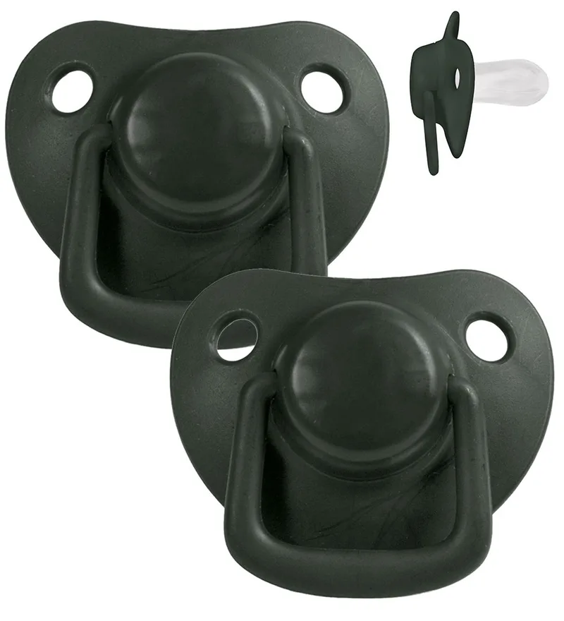 Fopspenen - 2-pack - Donkergroen by Filibabba – product photo