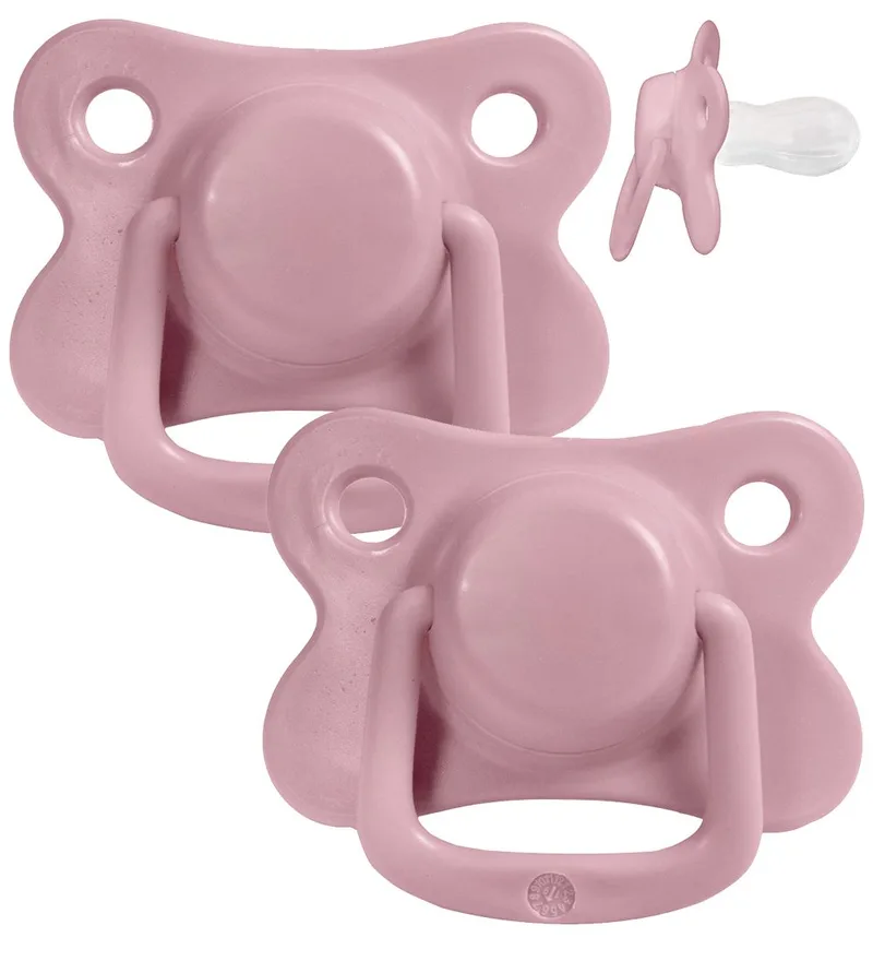 Fopspenen - 2-pack - Dusty Roze van Filibabba – productfoto