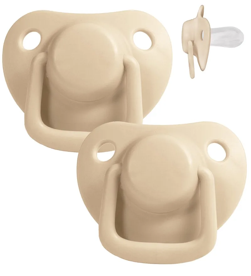 Fopspenen - 2-pack - Hertenhuid van Filibabba – productfoto