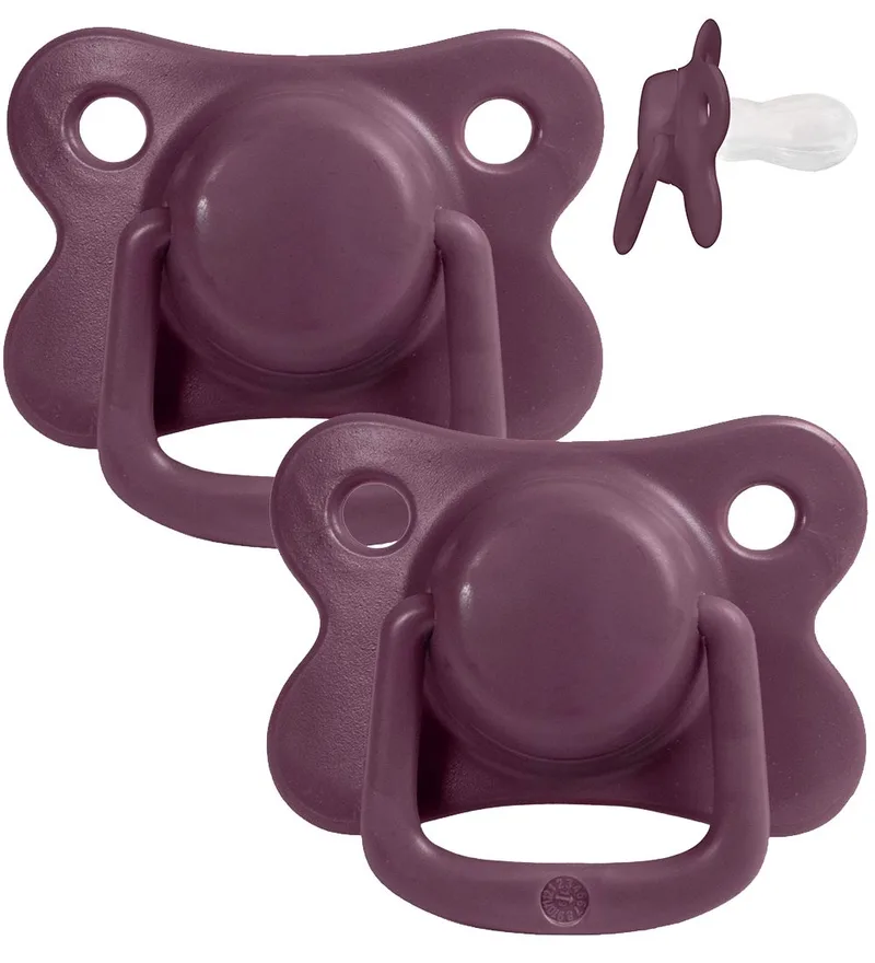 Fopspenen - 2-pack - Paars van Filibabba – productfoto
