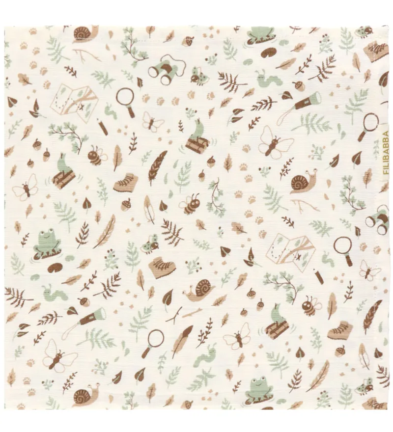 Hydrofiele Doek - Mousseline - 65x65 cm - Little Wonde by Filibabba – product photo