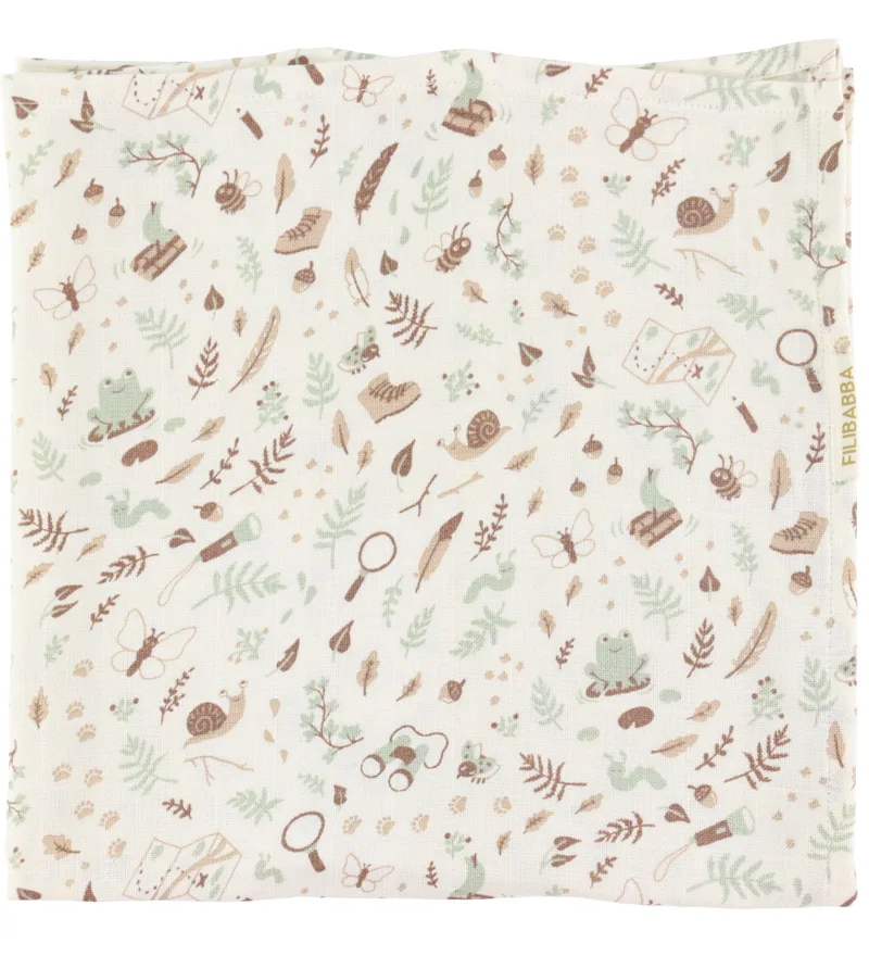 Wikkeldoek - Mousseline - 120x120 cm - Little Wonders by Filibabba – product photo