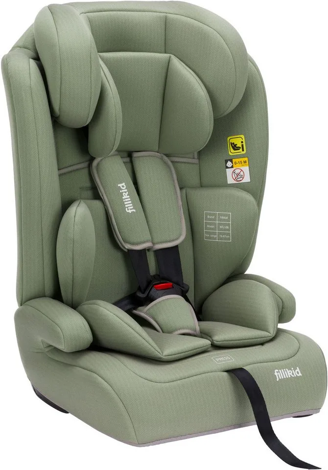 Autokindersitz Olli, ab: 9 Monaten, ab: 76 cm, bis: 150 cm fra Fillikid i Grün – produktbillede