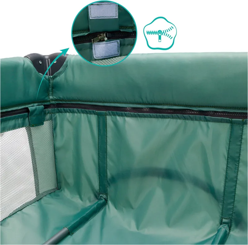 Baby-Reisebett Capri, mit 2 Rollen, Inkl. Transporttasche by Fillikid in Green – product photo 5 of 5