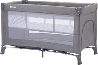 Baby-Reisebett Milano, inklusive Transporttasche und Neugeboreneneinhang von Fillikid in Grau – Produktfoto 1 von 5