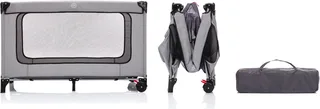 Baby-Reisebett Standard melange, Inklusive Transporttasche von Fillikid in Grau – Produktfoto 2 von 5
