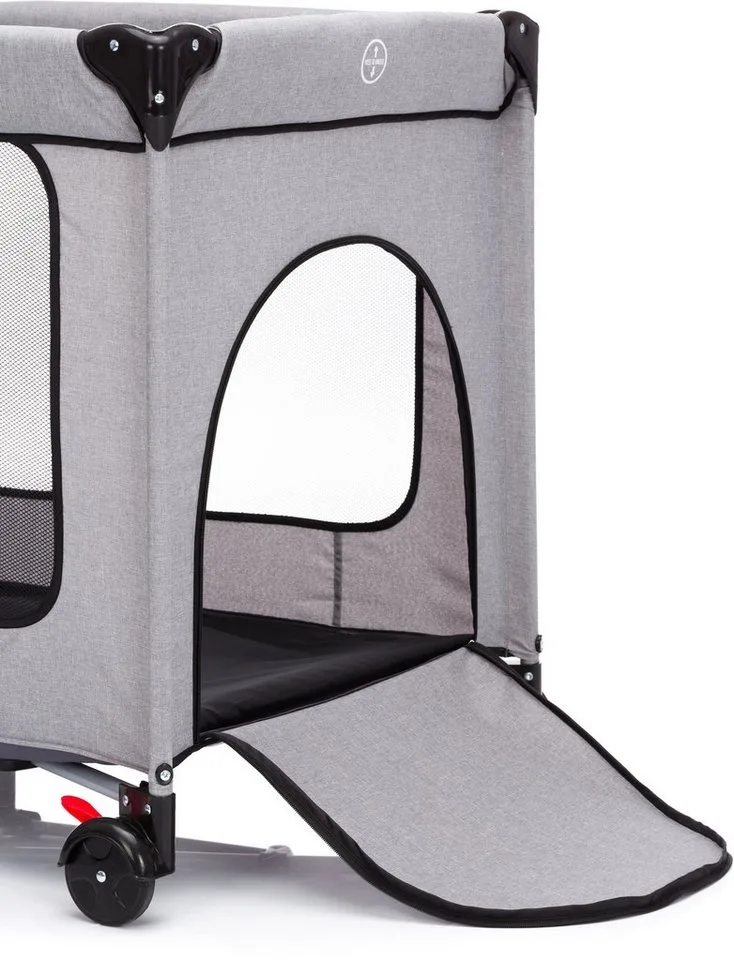 Baby-Reisebett Standard melange, Inklusive Transporttasche von Fillikid in Grau – Produktfoto 3 von 5