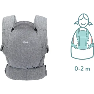 Babytrage Natural, 2 Tragepositionen von Fillikid in Blau – Produktfoto 1 von 3