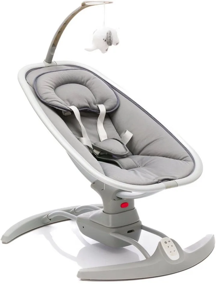 Babywippe Mimi, inkl. Fernbedienung de Fillikid en Grau – photo produit