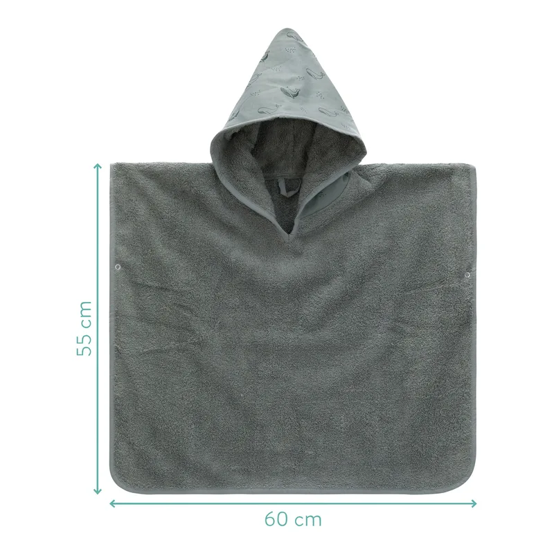 Badeponcho 60x55 cm de Fillikid en Vert, 59 × 54 mm – photo produit 2 sur 2