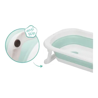 Badewanne faltbar Orka von Fillikid in Grün, Weiß, 79 × 50 × 13 mm – Produktfoto 2 von 3