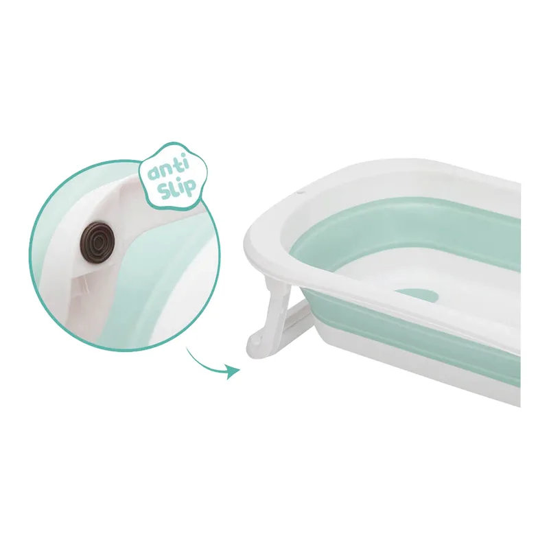 Badewanne faltbar Orka von Fillikid in Grün, Weiß, 79 × 50 × 13 mm – Produktfoto 2 von 3