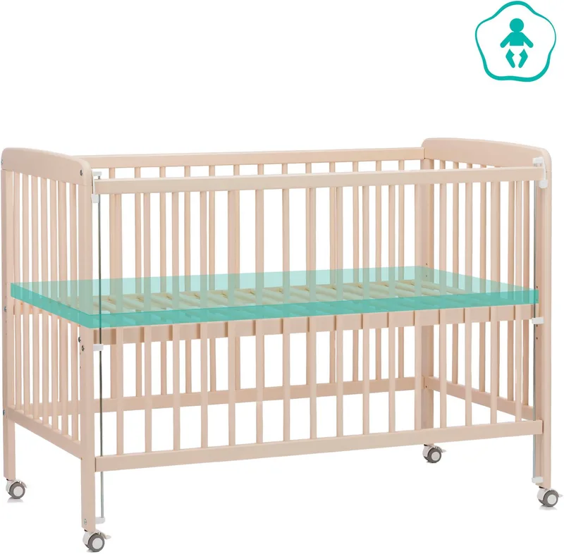 Beistellbett Nena, Made in Europe von Fillikid in Beige – Produktfoto 2 von 5