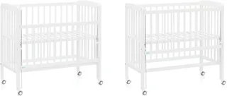 Beistellbett Nino, inkl. Matratze, Made in Europe von Fillikid in Weiß – Produktfoto 5 von 5
