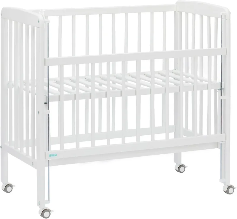 Beistellbett Nino, inkl. Matratze, Made in Europe von Fillikid in Weiß – Produktfoto 2 von 5