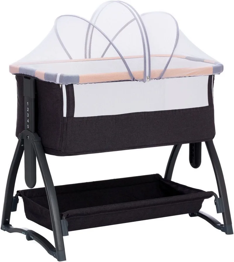 Beistellbett Scandic fra Fillikid i Grau – produktbillede
