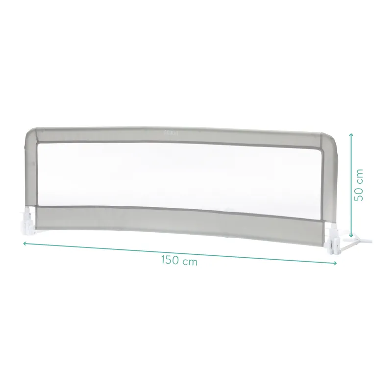 Bettgitter Emma 150x50 cm van Fillikid in Grijs, 150 × 42 × 50 mm – productfoto 1 van 2