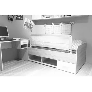 Bettgitter Punkte (auch für Boxspringbetten) van Fillikid in Grijs, 1350 × 500 mm – productfoto 3 van 3