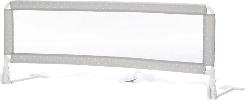 Bettschutzgitter Hugo 135/50 cm, mit Klappfunktion van Fillikid in Grijs – productfoto