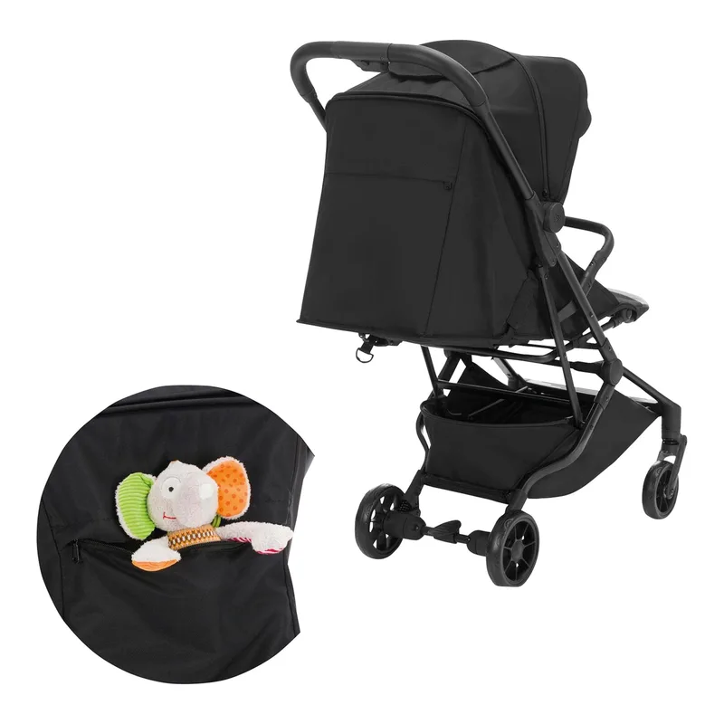 Buggy Avero von Fillikid in Schwarz, 84 × 43 × 103 mm – Produktfoto 3 von 3