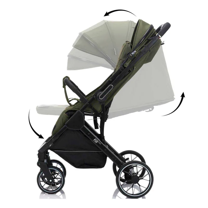 Buggy Axis von Fillikid in Grün, 73 × 55 × 107 mm – Produktfoto 2 von 3