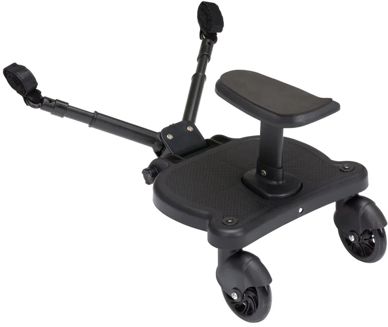 Buggyboard Mitfahrbrett Basic inkl. Sitz, für Kinderwagen van Fillikid in Schwarz – productfoto