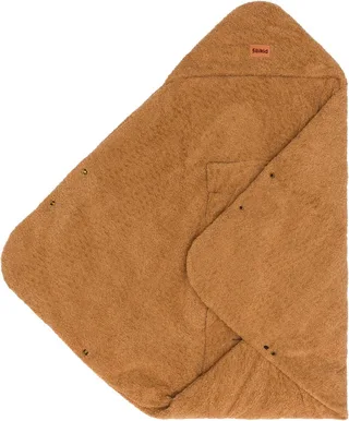 Einschlagdecke Dinara Teddyplüsch, Fillikid, für Autositz Gr. 0 oder Kinderwagen von Fillikid in Braun – Produktfoto 4 von 5