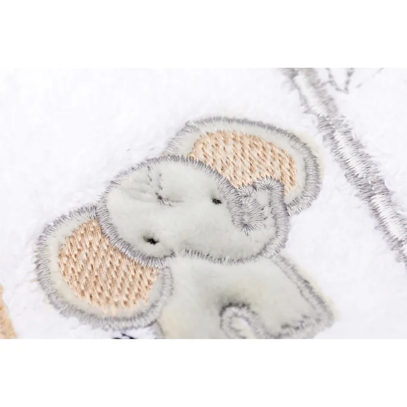 Fillikid 2-tlg. Badeset Kapuzenbadetuch 100x100 cm & Waschlappen by Fillikid in White, 100 × 100 × 1,5 mm – product photo 1 of 3