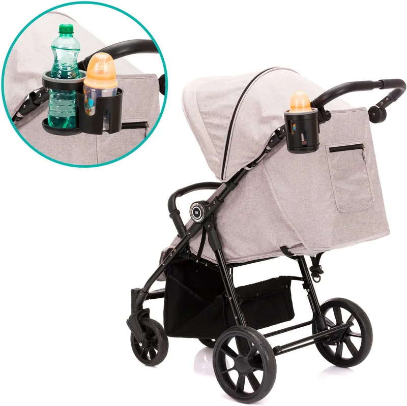 Flaschenhalter Duo für Kinderwagen by Fillikid in Black – product photo 5 of 5
