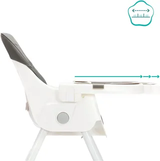 Hochstuhl Finn von Fillikid in Grau – Produktfoto 3 von 5