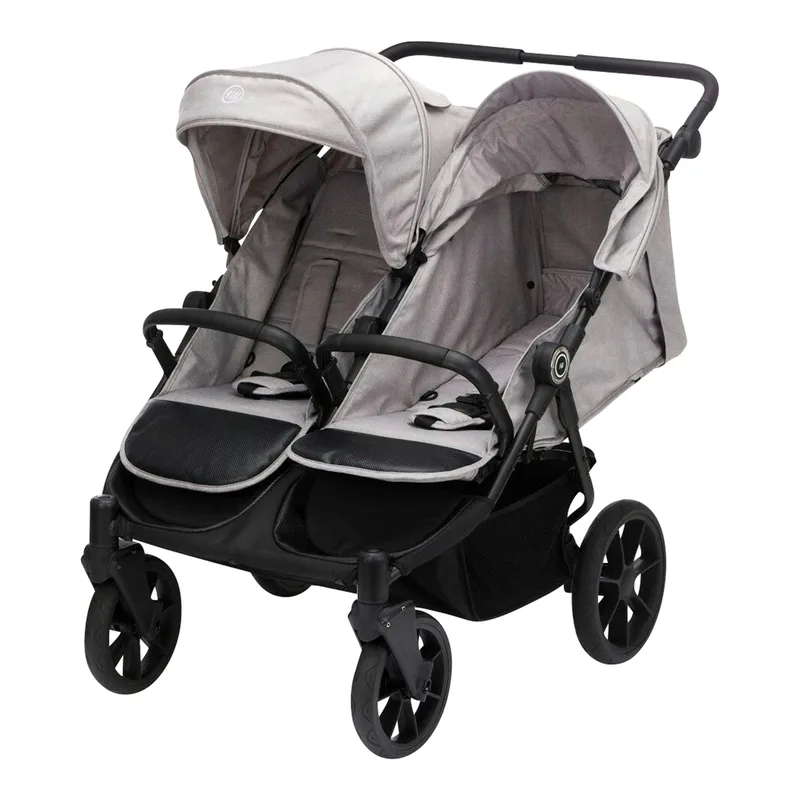 Kinderwagen Zwillingswagen Duette von Fillikid in Grau, 64 × 104 mm – Produktfoto 1 von 3