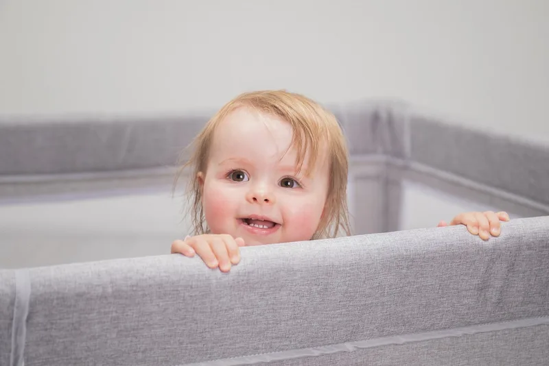 Laufgitter Mia, melange by Fillikid in Grey – product photo 2 of 5