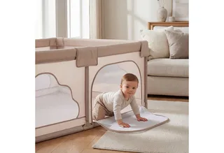 Laufgitter Perth, 180/115/68 cm, inklusive Transporttasche von Fillikid in Beige – Produktfoto 2 von 5