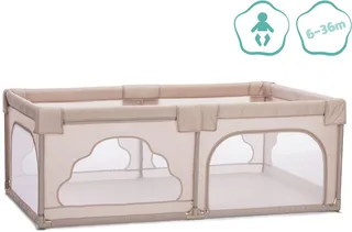 Laufgitter Perth, 180/115/68 cm, inklusive Transporttasche von Fillikid in Beige – Produktfoto 3 von 5