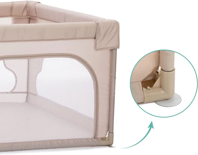 Laufgitter Perth, 180/115/68 cm, inklusive Transporttasche von Fillikid in Beige – Produktfoto 5 von 5