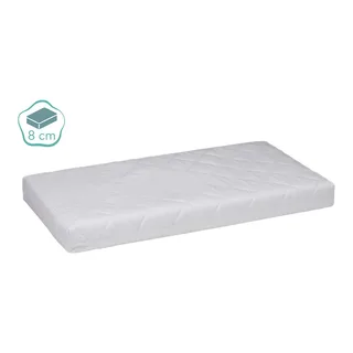 Matratze für Beistellbett 90x45 cm van Fillikid in Wit, 90 × 45 × 8 mm – productfoto 1 van 3