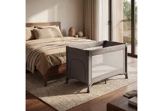 Reisebett-Matratzen Matratze für Reisebett gerollt Jersey Hund, Fillikid, 4 cm hoch, passend für Reisebetten 120 × 60 cm by Fillikid in Beige – product photo 2 of 5