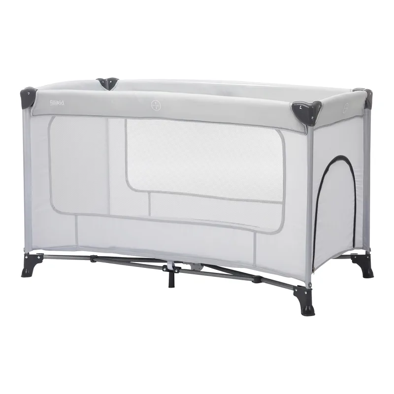 Reisebett Nizza von Fillikid in Grau, 20,8 × 19 × 77 mm – Produktfoto 1 von 3
