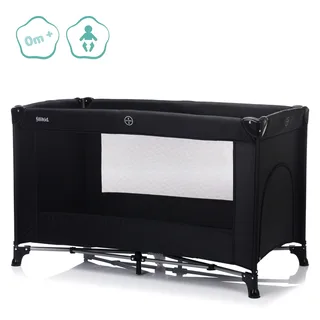 Reisebett Nizza by Fillikid in Black, 125 × 65 × 76 mm – product photo 2 of 3
