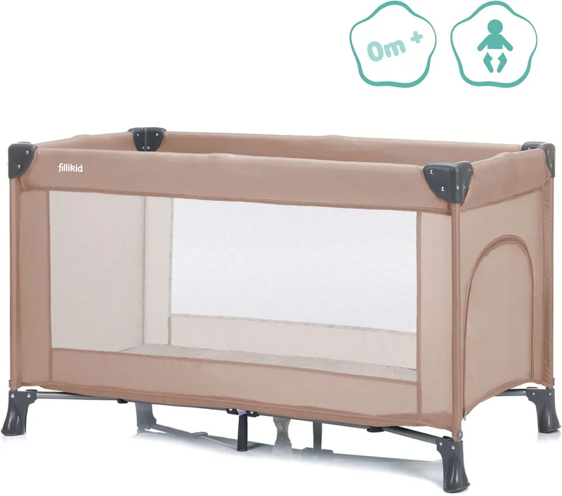 Reisebett Valencia by Fillikid in Brown, 120 × 60 × 76 mm – product photo 3 of 5