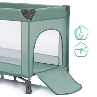 Reisebett Valencia by Fillikid in Green, 120 × 60 × 76 mm – product photo 2 of 3