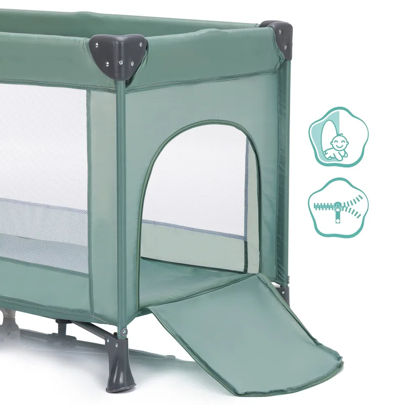 Reisebett Valencia by Fillikid in Green, 120 × 60 × 76 mm – product photo 2 of 3