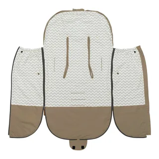 Sommerfußsack Light Big für Kinderwagen, Buggy van Fillikid in Beige – productfoto 3 van 3