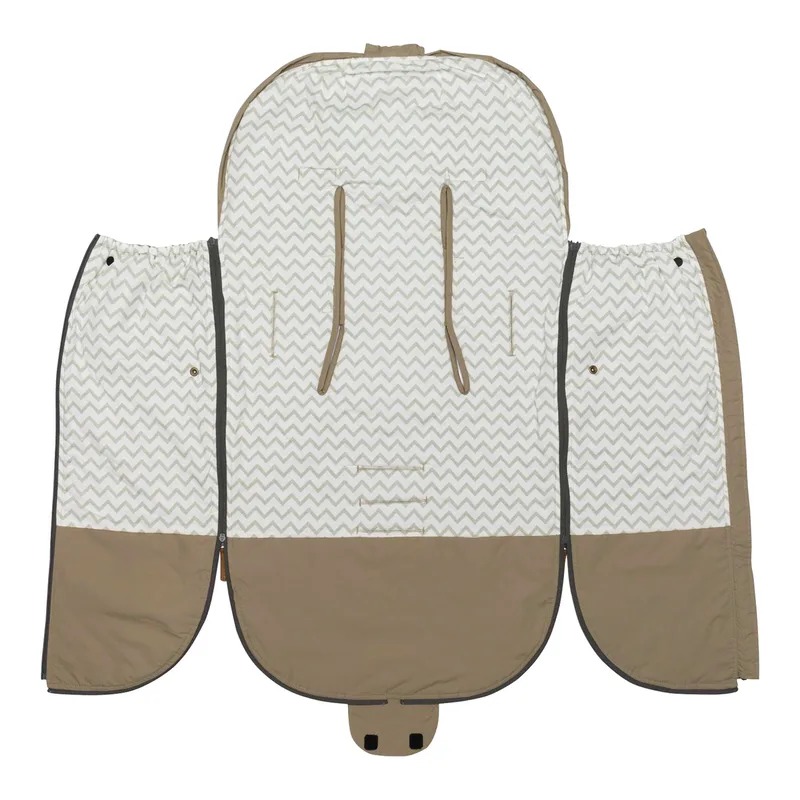 Sommerfußsack Light Big für Kinderwagen, Buggy van Fillikid in Beige – productfoto 3 van 3