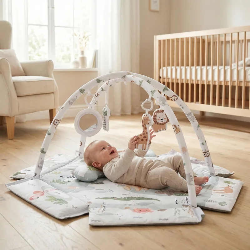 Spielbogen mit Matte & Bällen wildlife van Fillikid in Meerkleurig, 55 mm – productfoto 1 van 3