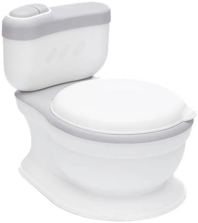 Töpfchen Mini Toilette Marlin, grau/weiß, mit Soundeffekt van Fillikid in Grijs, Wit – productfoto