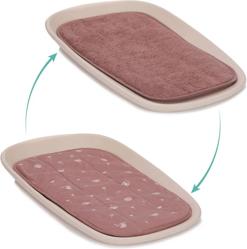 Wickelauflage, für Wickelmulde Soft Care von Fillikid in Rosa – Produktfoto 3 von 5